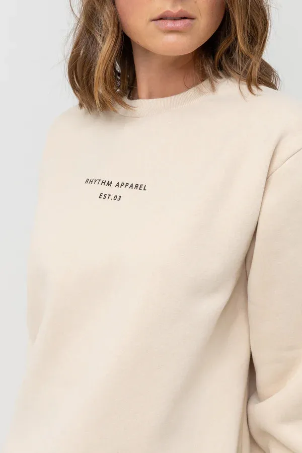 Rhythm Classic Brand Fleece - Oat