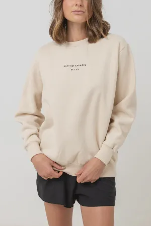 Rhythm Classic Brand Fleece - Oat