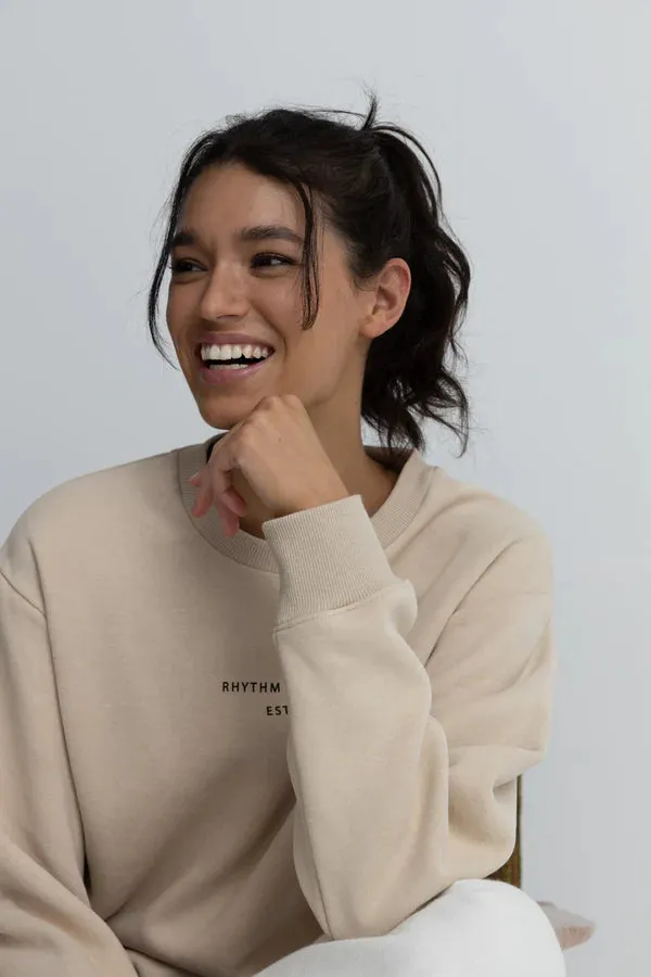 Rhythm Classic Brand Fleece - Oat